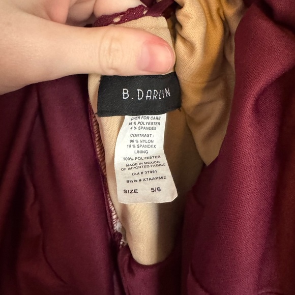 Burgundy Formal Dress - Picture 2 of 2